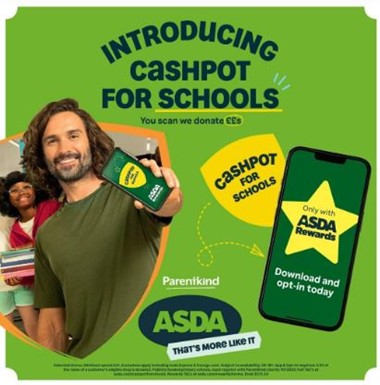 ASDA CASHPOT FOR SCHOOLS