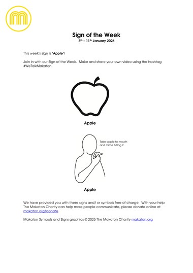 MAKATON - SIGN OF THE WEEK