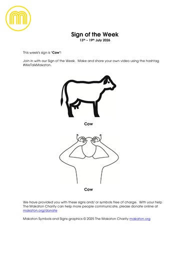 MAKATON - SIGN OF THE WEEK
