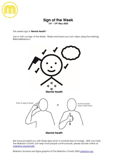 MAKATON - SIGN OF THE WEEK