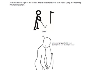 MAKATON - SIGN OF THE WEEK