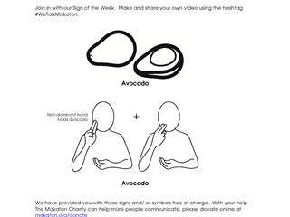 MAKATON - SIGN OF THE WEEK
