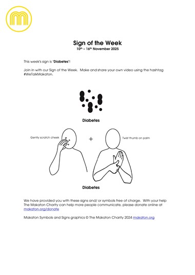 MAKATON - SIGN OF THE WEEK