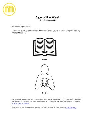 MAKATON - SIGN OF THE WEEK