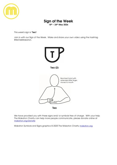 MAKATON - SIGN OF THE WEEK